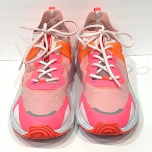 Fabletics Women's Pink Athletic lace up Sneakers Shoes Cheviot Performance